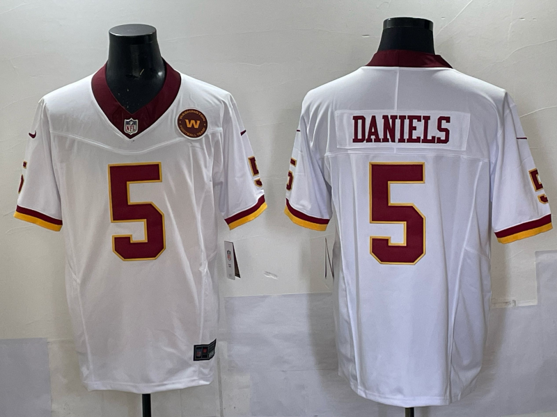 Men Washington Redskins #5 Daniels white Nike Limited NFL Jersey 003->washington redskins->NFL Jersey